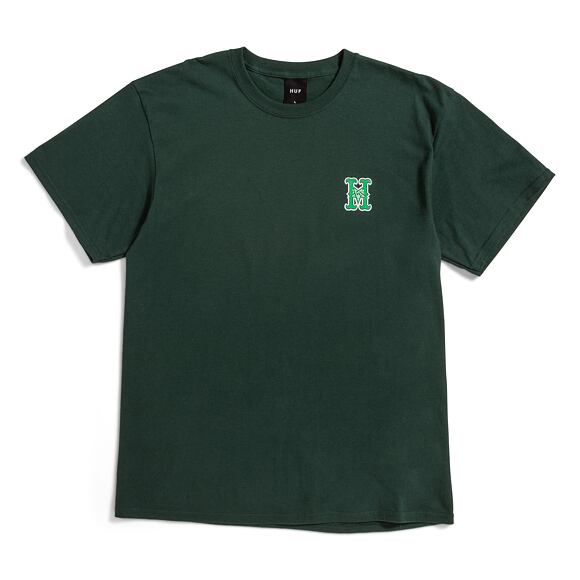 Triko HUF × Thrasher High Point T-Shirt Forest Green