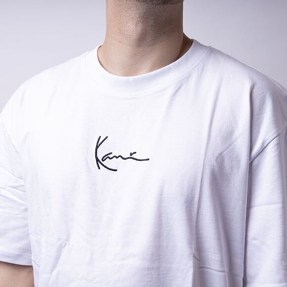 Triko Karl Kani Small Signature Tee 6060585 White/Black