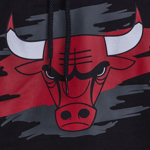 Mikina New Era NBA Tear Logo Hoody Chicago Bulls Black