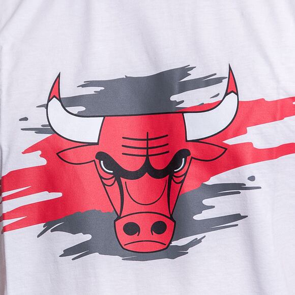 Triko New Era NBA Tear Graphic Tee Chicago Bulls White