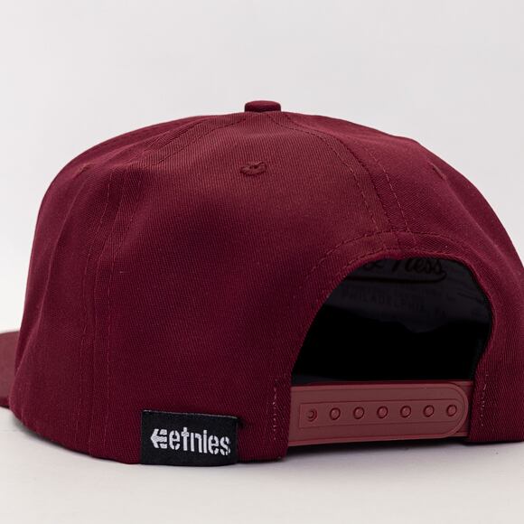 Kšiltovka Etnies Icon Snapback Burgundy