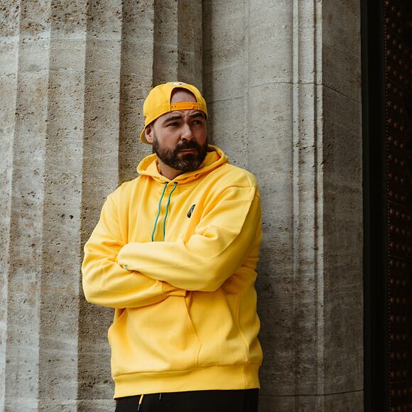 Mikina New Era Patch Oversized Hoody Yellow