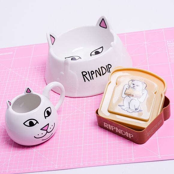 Miska pro psy Rip & Dip Lord Nermal Pet Bowl White