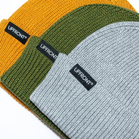 Kulich Upfront PATCH Rib Beanie Fresh Green