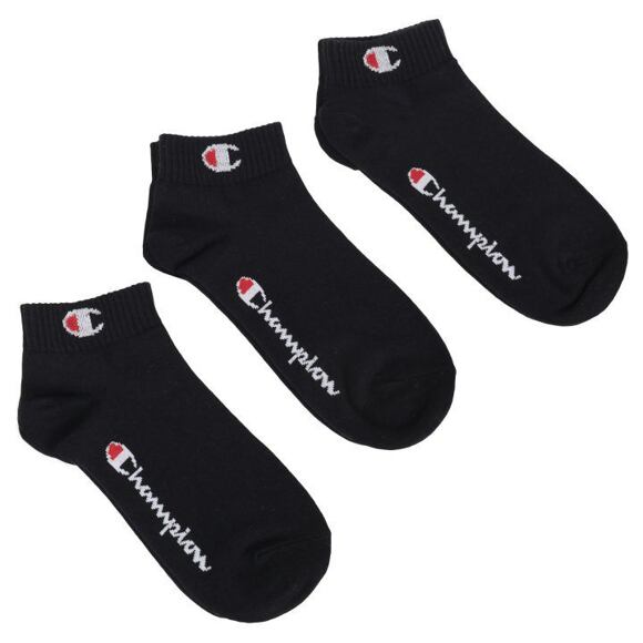 Ponožky Champion 3pk Quarter Socks NBK/NBK/NBK