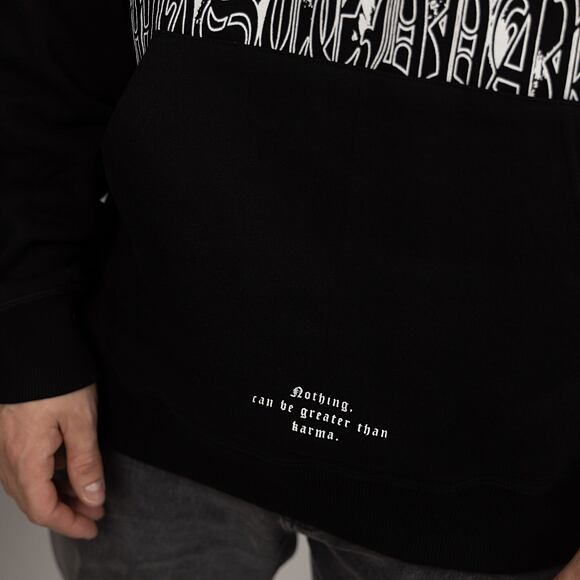 Mikina Wasted Paris Hoodie Unleashed - Black