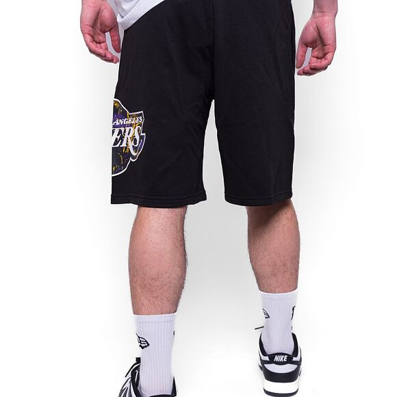 Kraťasy New Era Team Logo Oversized Shorts Los Angeles Lakers Black / Purple