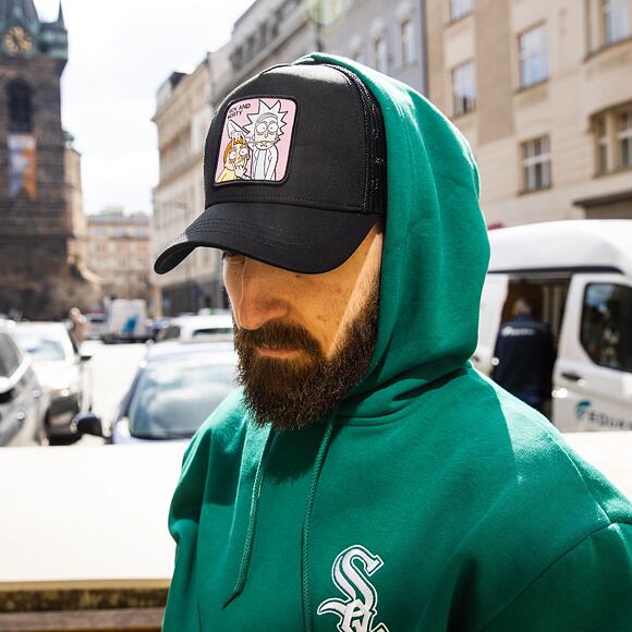 Kšiltovka Capslab - Trucker Rick and Morty - Black / Purple