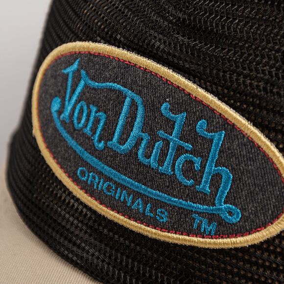 Kšiltovka Von Dutch Trucker Boston Mesh Black