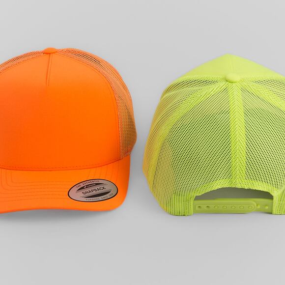 Kšiltovka Yupoong Neon Retro Trucker Neonyellow