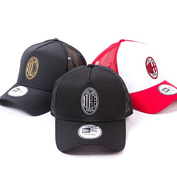 Kšiltovka New Era 9FORTY A-Frame Trucker Core AC Milan Black Black