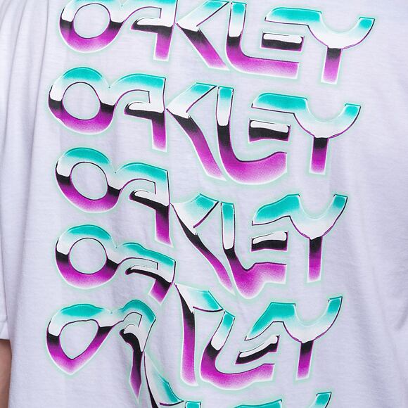 Triko Oakley Twisted Wave B1B RC Tee White