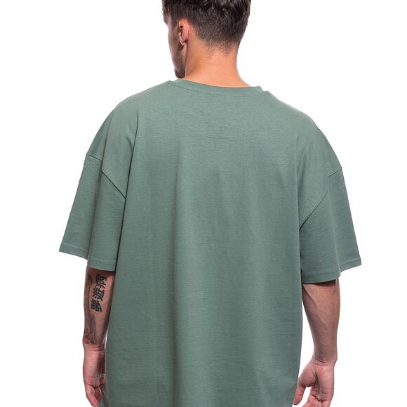 Triko Karl Kani Small Signature Heavy Jersey Boxy Tee dusty green