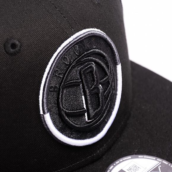 Kšiltovka New Era 9FIFTY NBA Split Logo Brooklyn Nets Black / Graphite
