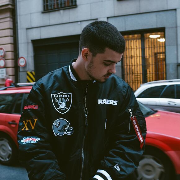 Bunda New Era × Alpha Industries MA-1 OG Jacket Las Vegas Raiders