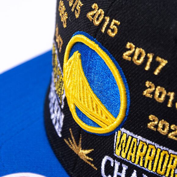 Kšiltovka Mitchell & Ness Nba Champ Is Here Snapback Golden State Warriors Black