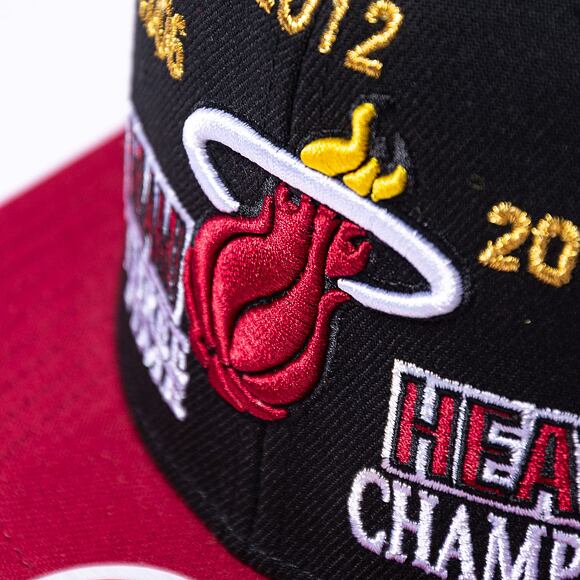 Kšiltovka Mitchell & Ness Nba Champ Is Here Snapback Miami Heat Black