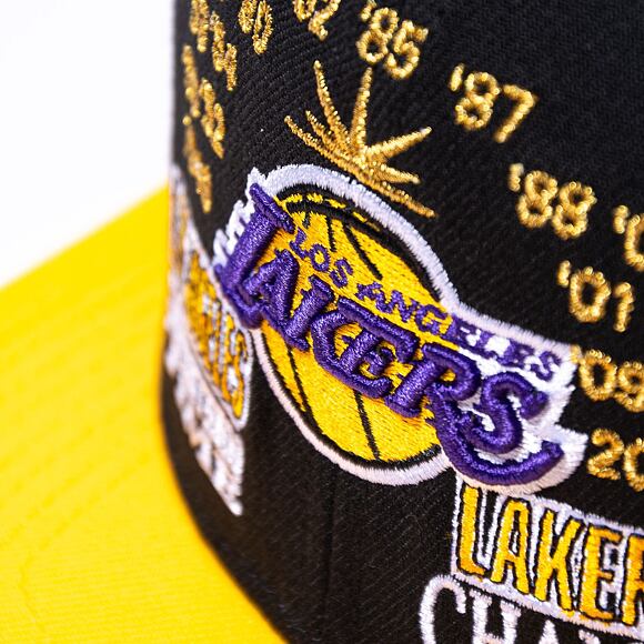 Kšiltovka Mitchell & Ness Nba Champ Is Here Snapback Los Angeles Lakers Black