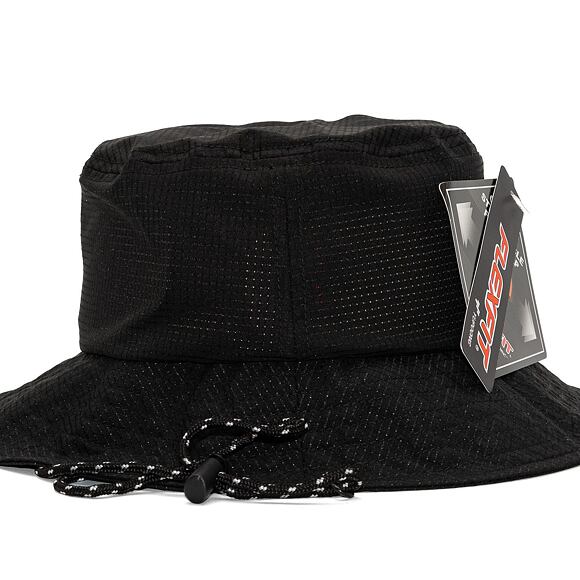 Klobouk Yupoong Adjustable Flexfit Bucket Hat Black