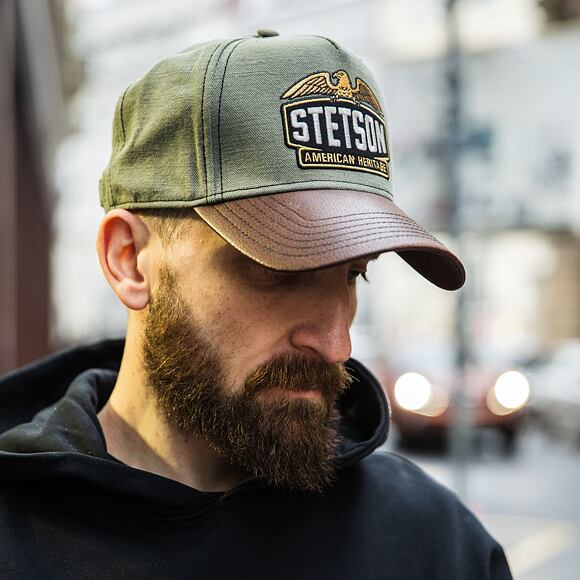 Kšiltovka Stetson Trucker Cap Army 7761121-56