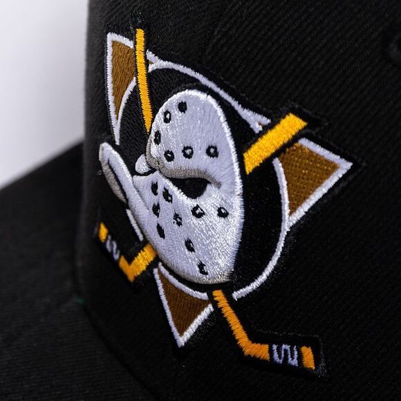 Kšiltovka Mitchell & Ness NHL Top Spot Snapback Anaheim Ducks Black