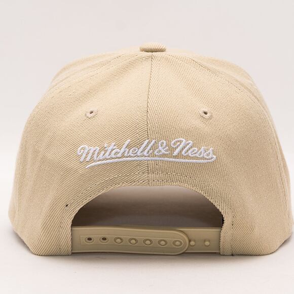 Kšiltovka Mitchell & Ness Retro Logo Classic Red Khaki