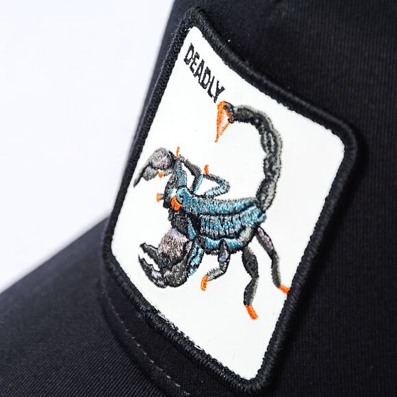 Kšiltovka Goorin - Trucker - The Deadliest Scorpion - Black