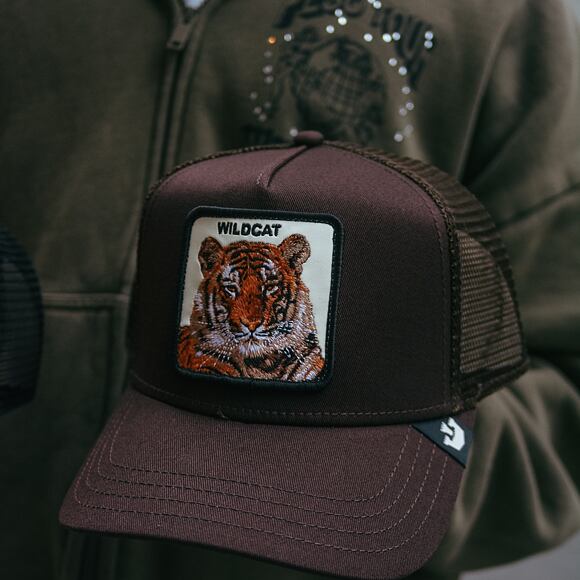 Kšiltovka Goorin - Trucker - The Wildcat Tiger - Brown