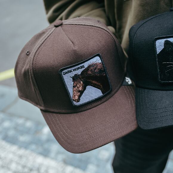 Kšiltovka Goorin - Trucker - Dark Horse Field 100 - Brown