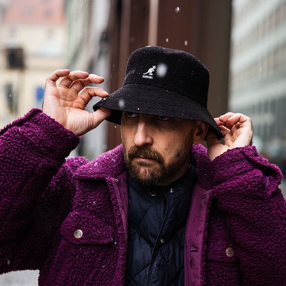 Klobouk Kangol - Bermuda Bucket - Black