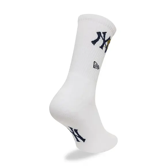 Ponožky New Era - MLB Icon Crew 1Pack - NY Yankees - White / Navy