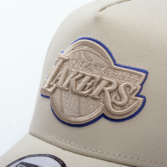 Kšiltovka New Era - NBA Tonal Outline 9FORTY A-Frame - LA Lakers - Stone / Purple