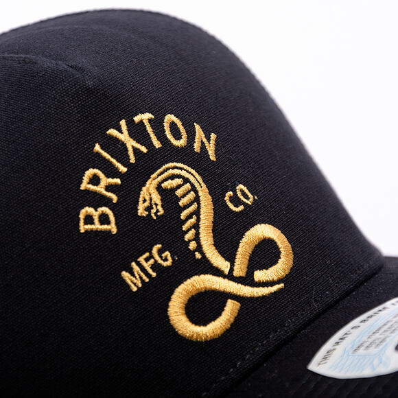 Kšiltovka Brixton - Ky X C Mp Trucker Hat - Black/Black