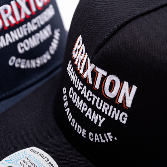 Kšiltovka Brixton - Redoubt C Np Mp Trucker Hat - Black/Black