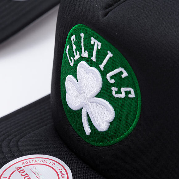 Kšiltovka Mitchell & Ness - Hidden Trucker - Boston Celtics - Black
