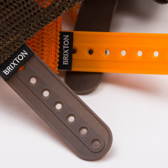 Kšiltovka Brixton - Out After Dark Np Hp Trucker H - Tangerine/Off White