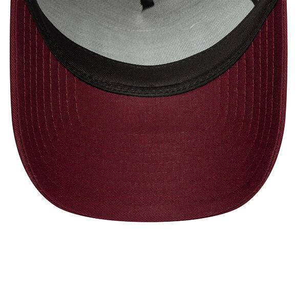 Kšiltovka New Era - Buffalo Patch 9FORTY Trucker - Burgundy / Muted Indigo