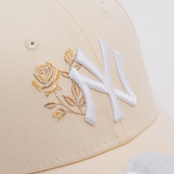 Dámská Kšiltovka New Era - MLB Roses 9FORTY - NY Yankees - Cream
