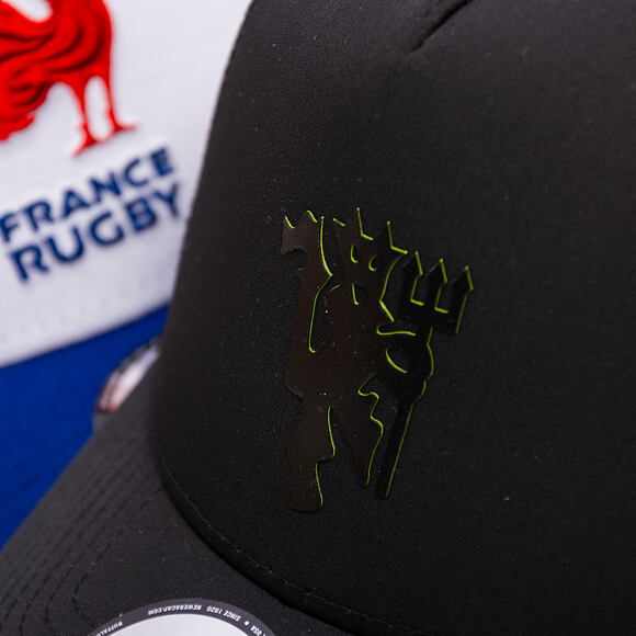 Kšiltovka New Era - Keyline 9FORTY Trucker - Manchester United FC - Black / Upright Yellow