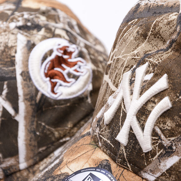 Kšiltovka New Era - MLB Washed Realtree 9TWENTY - NY Yankees - Realtree Edge