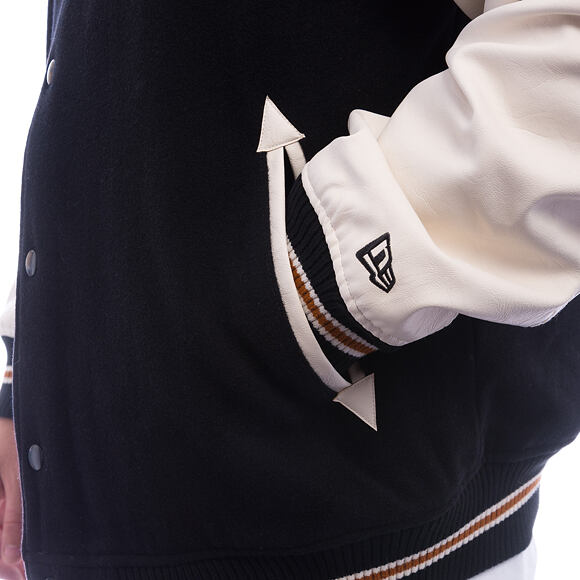 Bunda New Era - MLB Wordmark Varsity Jacket - NY Yankees - Black