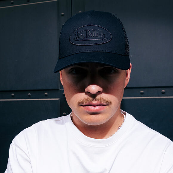 Kšiltovka Von Dutch - Trucker - Keep An Eye Out Patch - Black