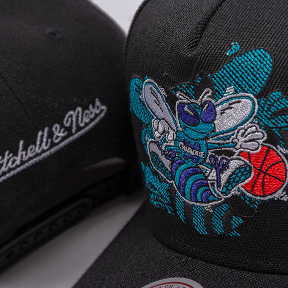Kšiltovka Mitchell & Ness - NBA Tilted Pro Snapback Hwc - Charlotte Hornets - Black