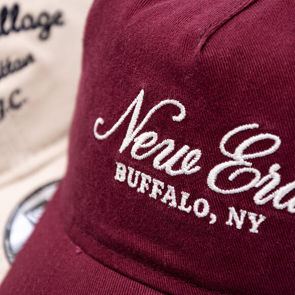 Dámská Kšiltovka New Era - Branded Womens A-Frame 9TWENTY - Burgundy / Cream