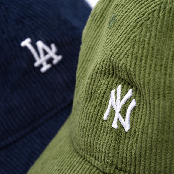 Kšiltovka New Era - MLB Cord 9TWENTY - NY Yankees - Rifle Green