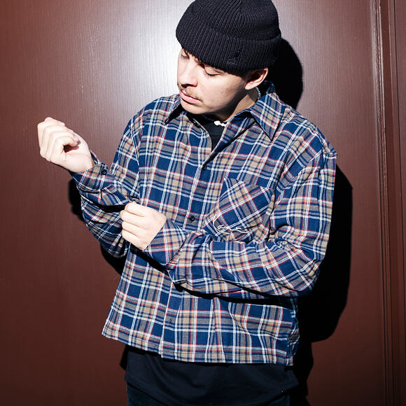 Košile Karl Kani - Small Signature Cropped Check Shirt