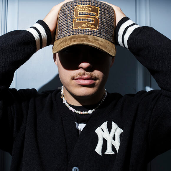 Kšiltovka Stetson - Trucker Cap Oily Goat Cashmere/Wool