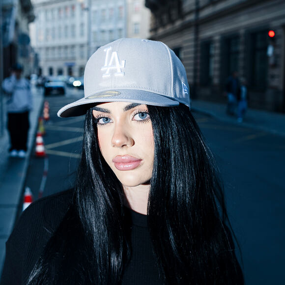 Kšiltovka New Era - MLB Basic 59FIFTY - LA Dodgers - Grey / White