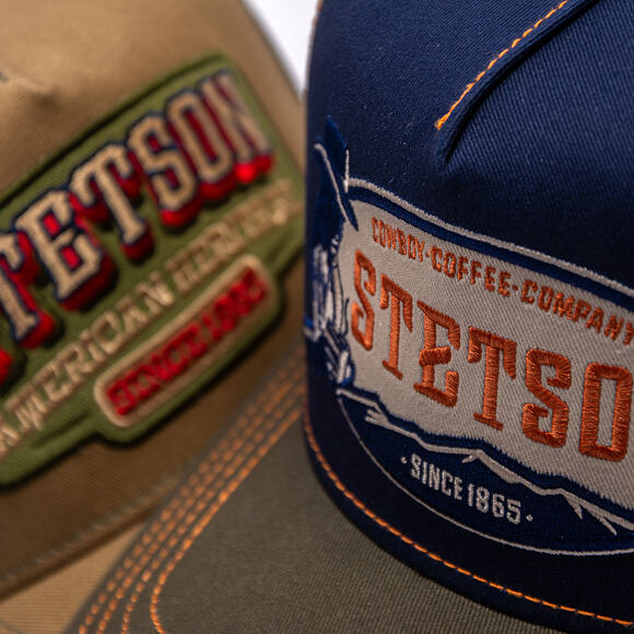 Kšiltovka Stetson - Trucker Cap - Cowboy Coffee - 52
