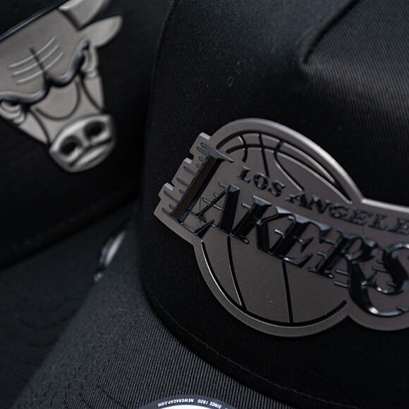 Kšiltovka New Era - NBA Metallic 9FORTY A-Frame - LA Lakers - Black